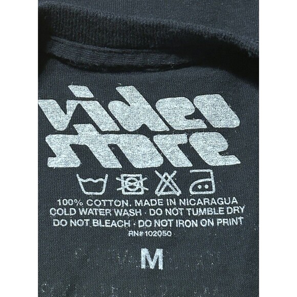 Video Store Rubberhead T-Shirt Kevin Abstract Merch Black Size M NWOT Tracklist - Picture 4 of 4